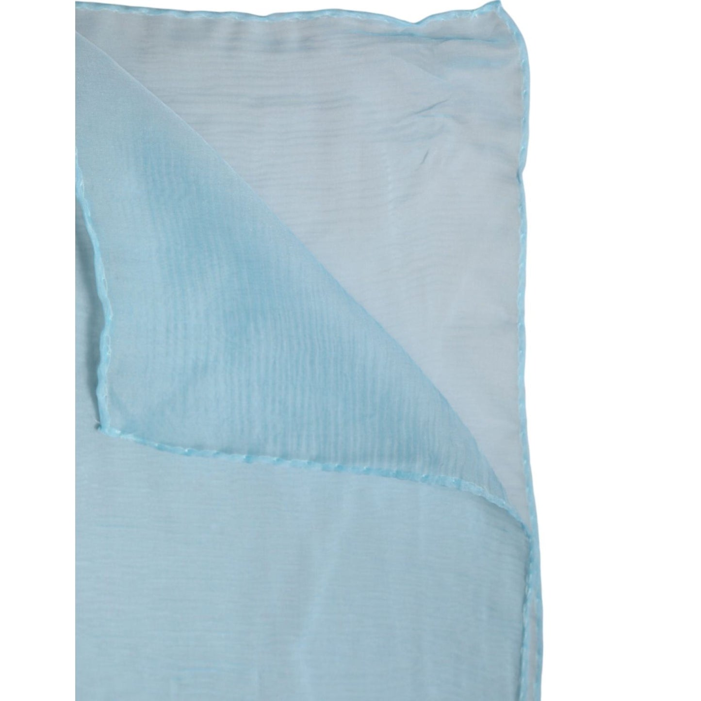 Dolce & Gabbana Light Blue Silk Rectangle Wrap Shawl Scarf Dolce & Gabbana