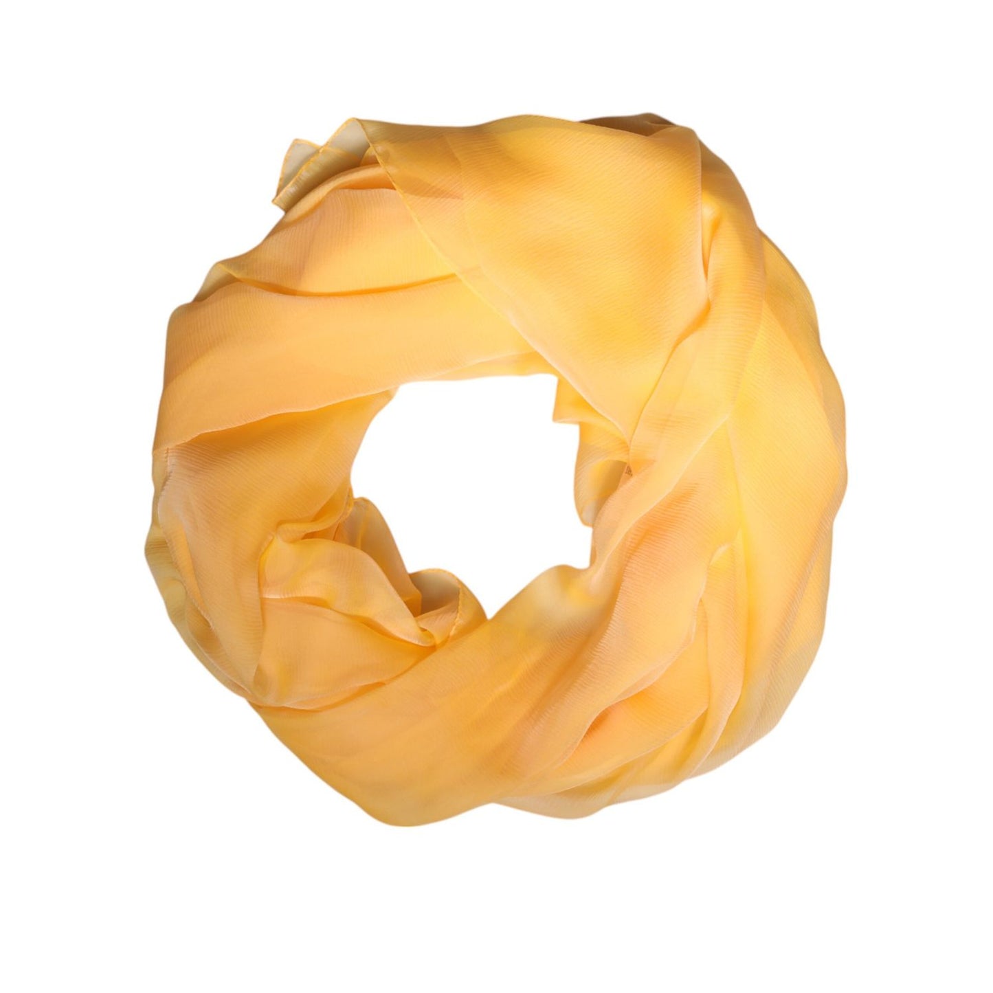 Dolce & Gabbana Yellow Silk Rectangle Wrap Shawl Scarf Dolce & Gabbana