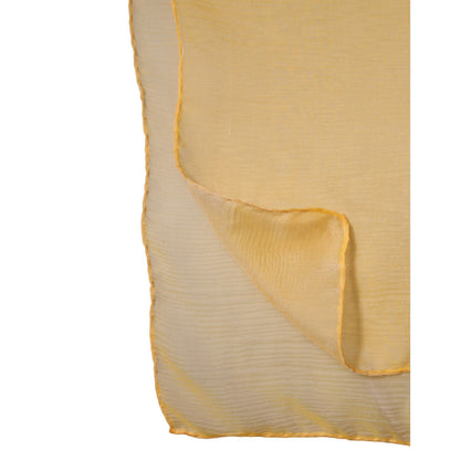 Dolce & Gabbana Yellow Silk Rectangle Wrap Shawl Scarf Dolce & Gabbana