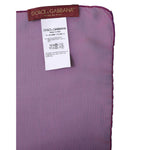 Dolce & Gabbana Purple Silk Rectangle Wrap Shawl Scarf MS7496