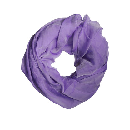 Dolce & Gabbana Purple Silk Rectangle Wrap Shawl Scarf