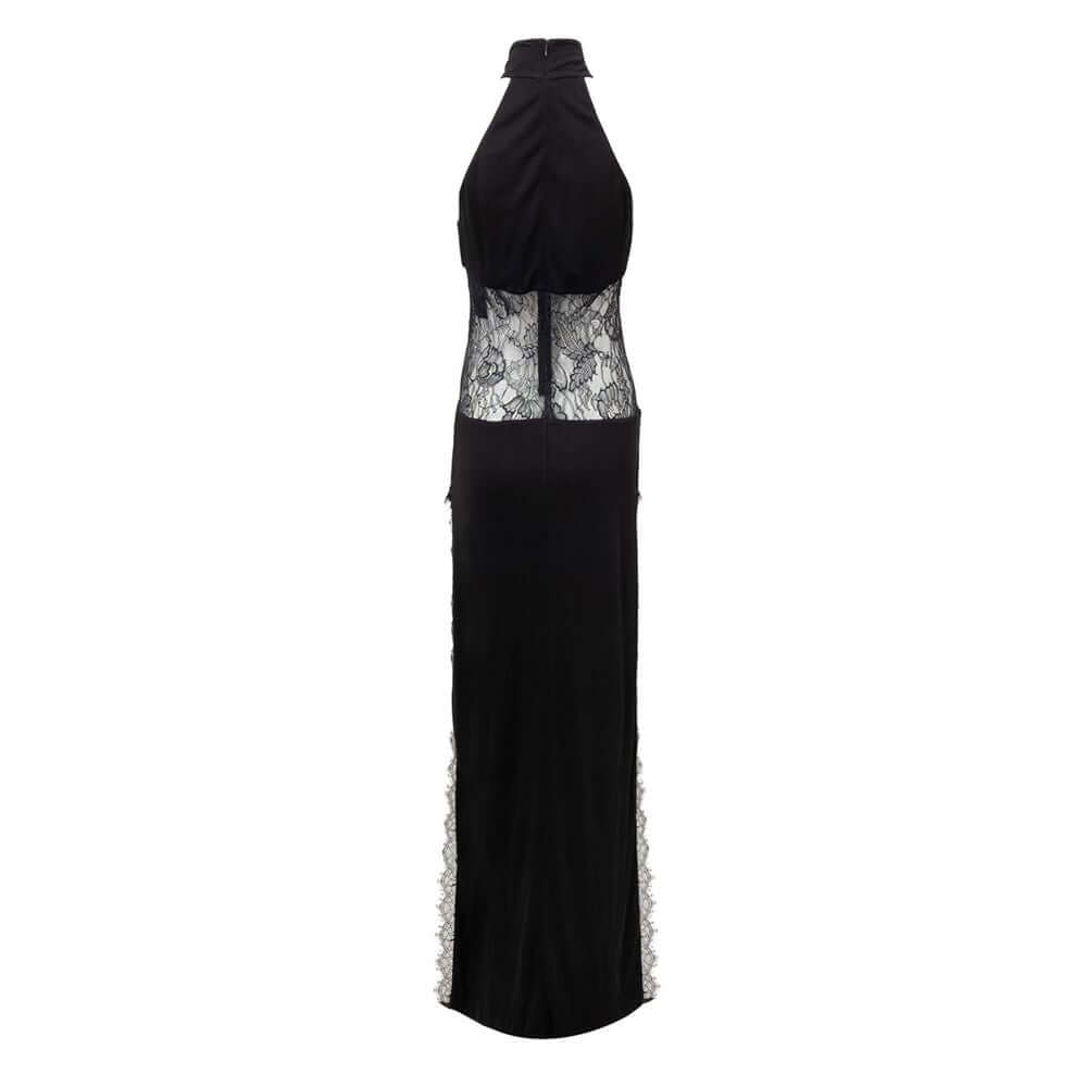 Retrofête Black Viscose Long RE-9292676-M