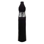 Retrofête Black Viscose Long RE-9292676-M