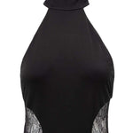 Retrofête Black Viscose Long RE-9292676-M