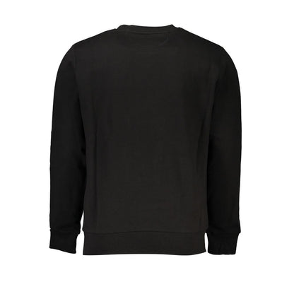 La Martina Black Cotton Sweatshirt