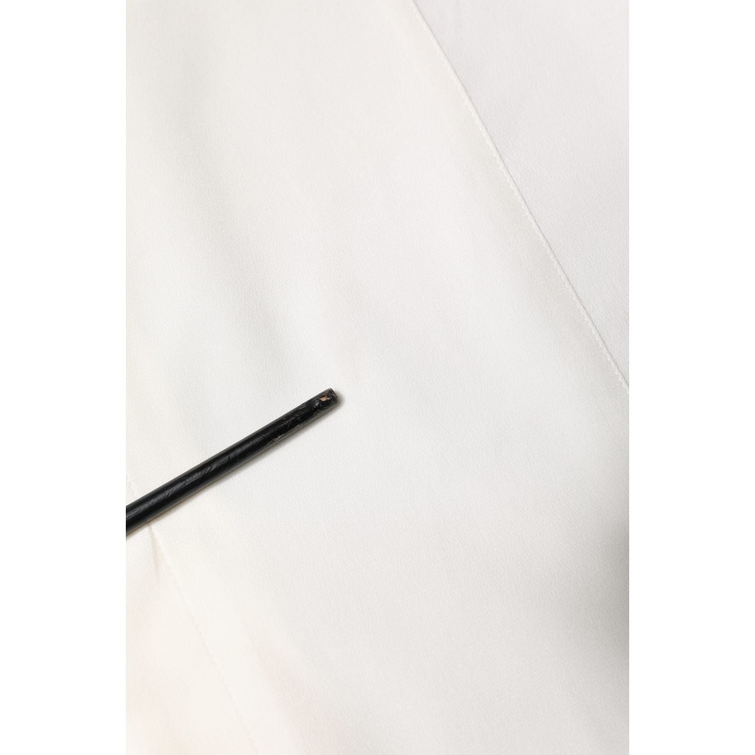 Dolce & Gabbana White Silk GOLD Dress Formal Collared Shirt