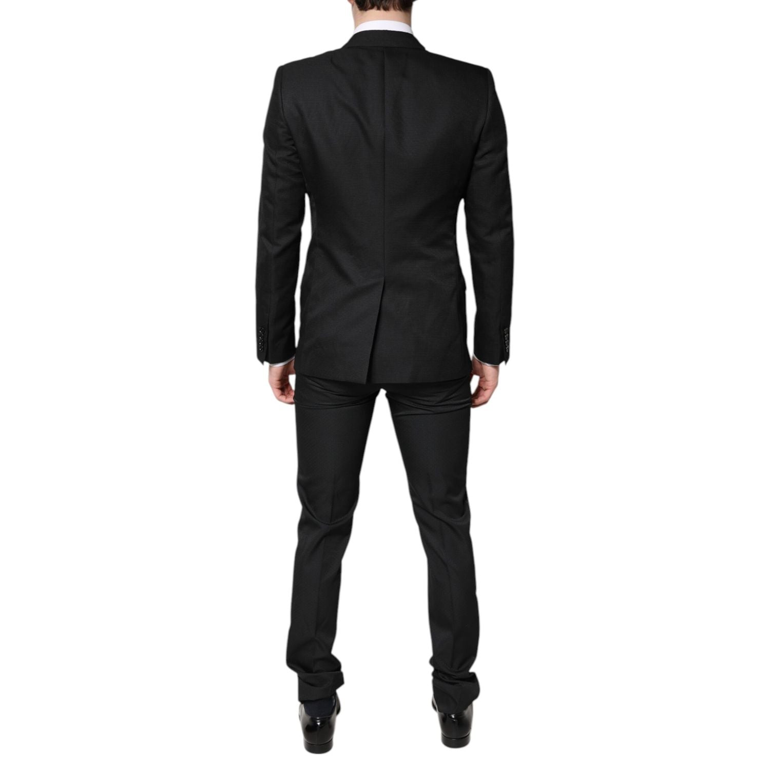 Dolce & Gabbana Black Single Breasted Formal 2 Piece Suit