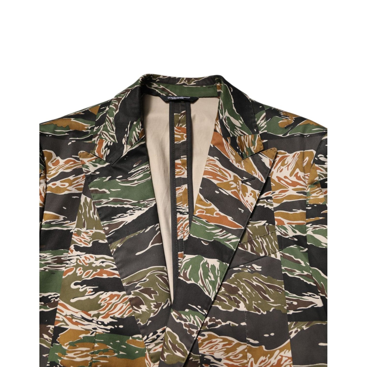 Dolce & Gabbana Multicolor TAORMINA Single Breasted 2 Piece Suit KOS2273-48