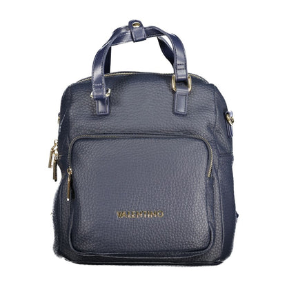Mario Valentino Blue Polyethylene Backpack