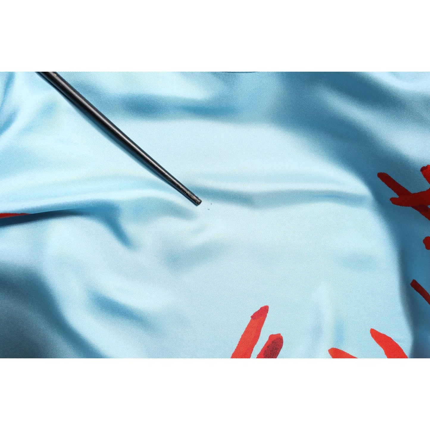 Dolce & Gabbana Blue Red Coral Print Wrap Robe Coat Jacket Dolce & Gabbana