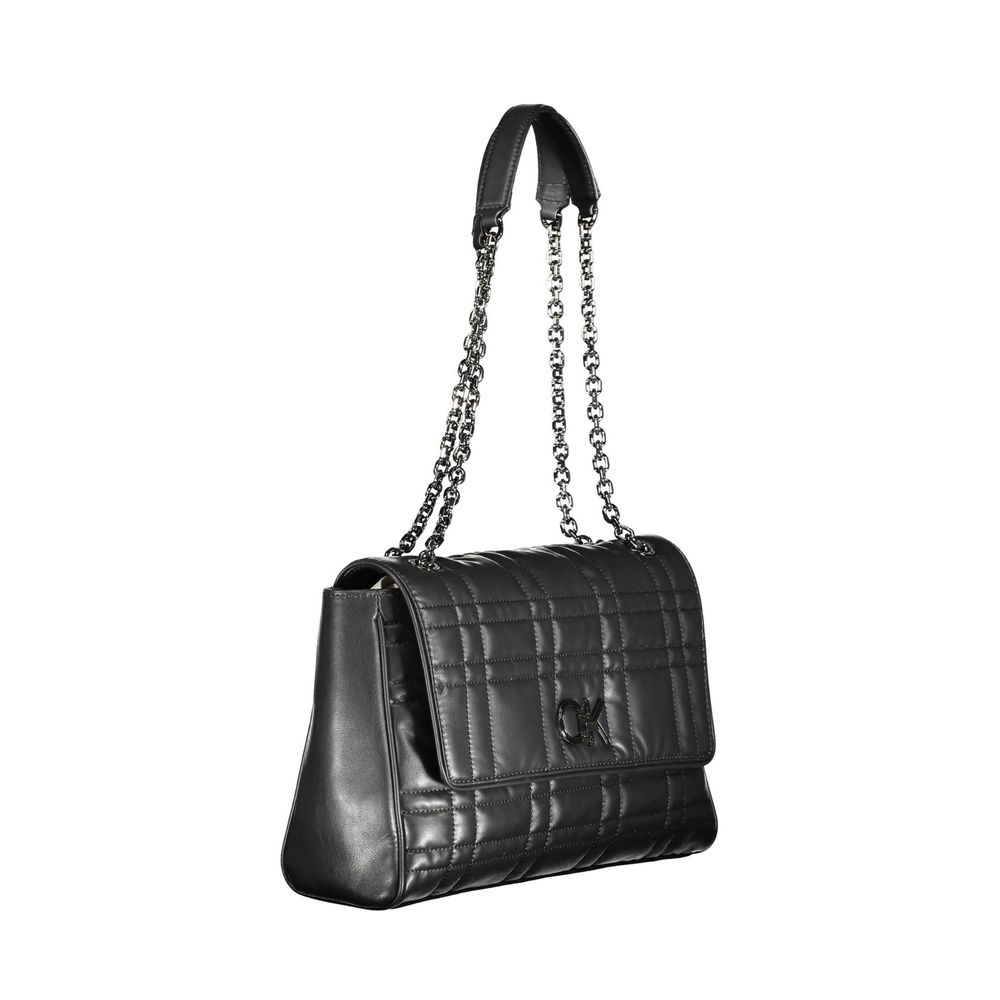 Calvin Klein Black Polyester Handbag