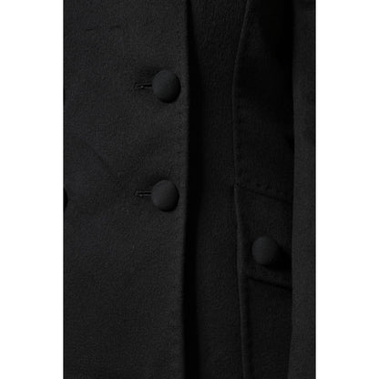 Dolce & Gabbana Black Wool Sartoria Italiano Blazer Jacket