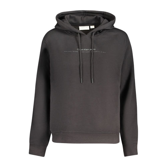Calvin Klein Black Cotton Women Sweater CA-33785-XL