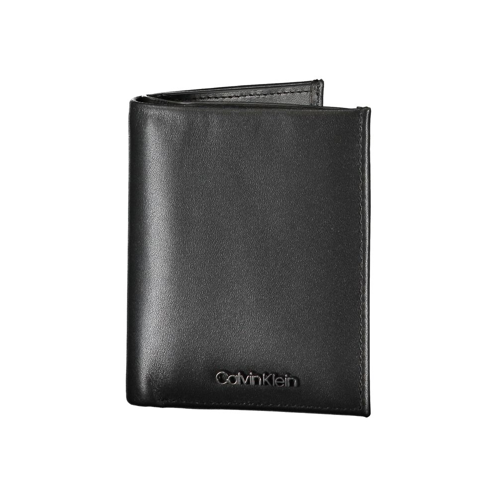 Calvin Klein Black Leather Wallet Calvin Klein