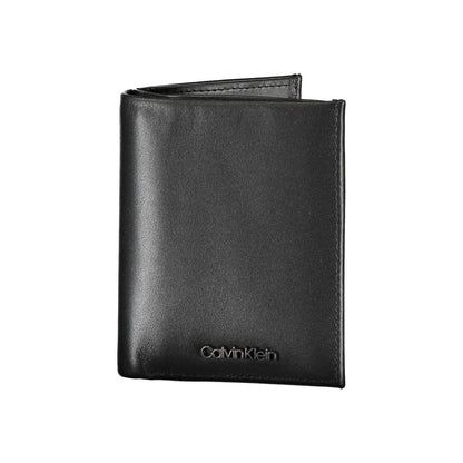 Calvin Klein Black Leather Wallet Calvin Klein