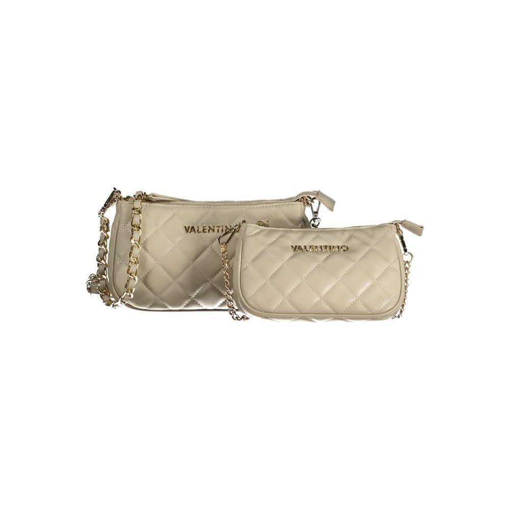 Front view with bag zipped and handles upright.