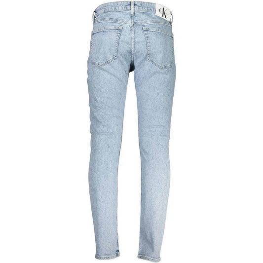 Calvin Klein Light Blue Cotton Men Jeans CA-18586-W28 | L32