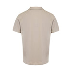 Burberry Pale Stone Cotton Collared Polo Shirt BU4005899PS