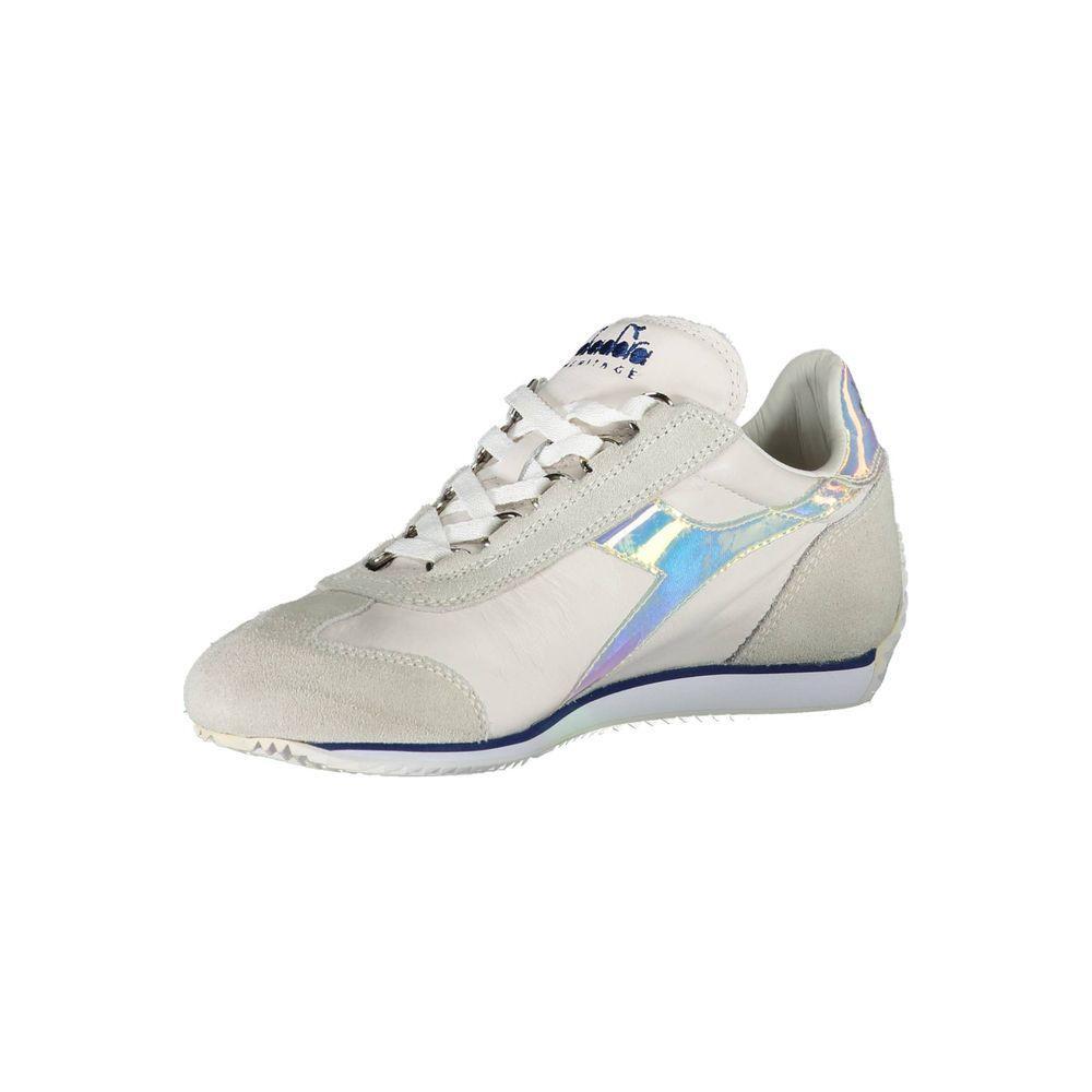 Diadora White Leather Women Sneaker DI-4258-EU36.5/US6.5