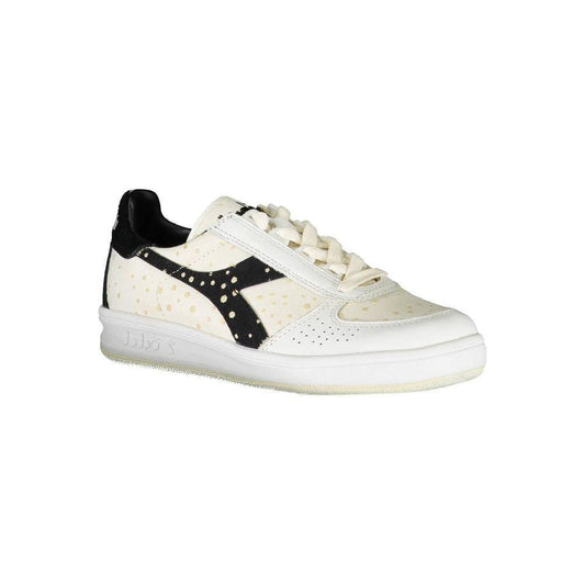 Diadora White Leather Women Sneaker DI-6500-EU35.5/US5.5