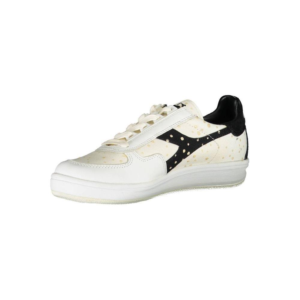 Diadora White Leather Women Sneaker DI-6500-EU35.5/US5.5