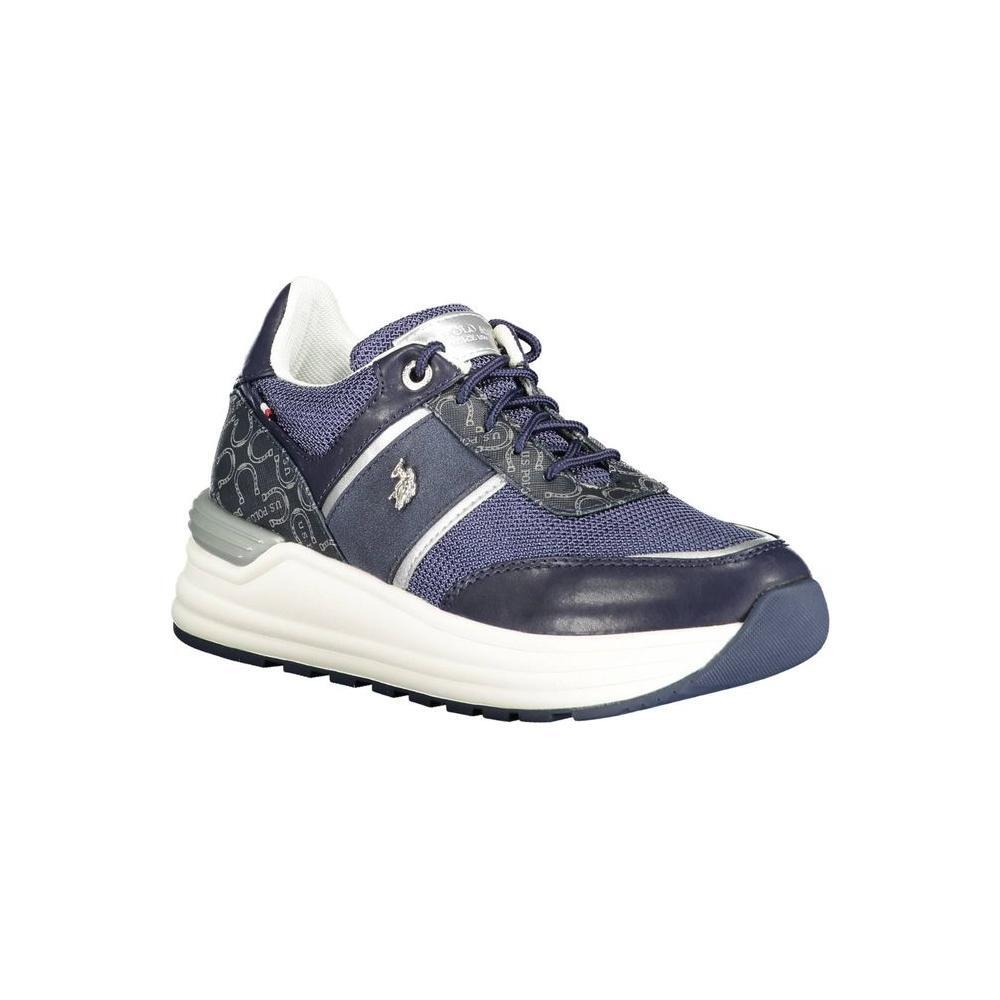 U.S. POLO ASSN. Blue Polyester Women Sneaker US-13422-EU38/US8