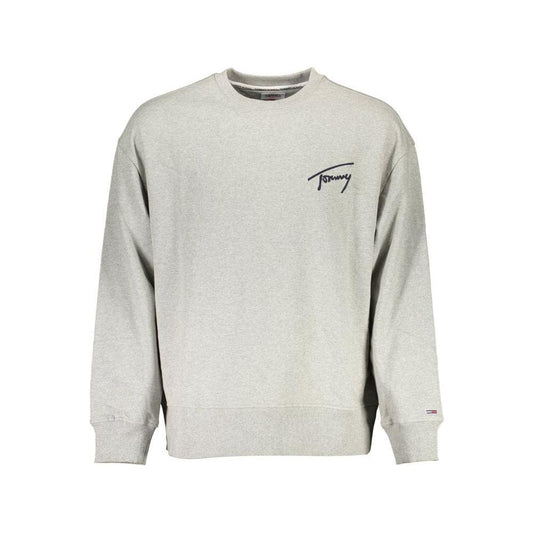 Tommy Hilfiger Gray Cotton Men Sweater TO-16574-XXL