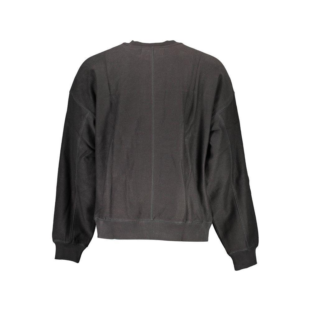 Calvin Klein Black Cotton Men Sweater CA-16681-M