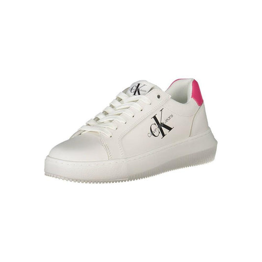 Calvin Klein White Leather Women Sneaker CA-17973-EU39/US9