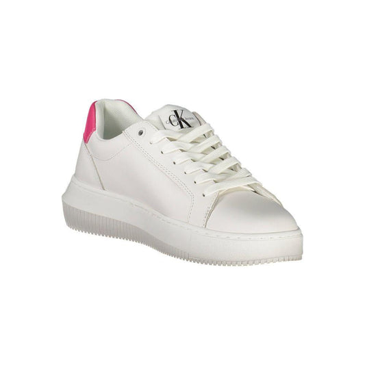 Calvin Klein White Leather Women Sneaker CA-17973-EU39/US9