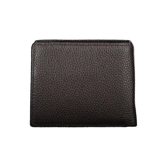 La Martina Brown Leather Men Wallet LA-20579