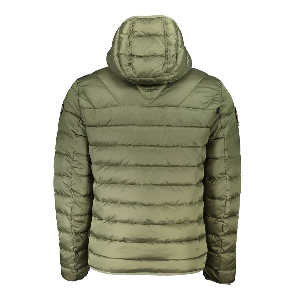 Napapijri Green Polyamide Jackets & Coat