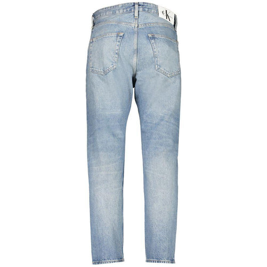 Calvin Klein Light Blue Cotton Men Jeans CA-31384-W30