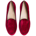 Charles Philip Red Velvet Loafer CH-15376-EU41/US8