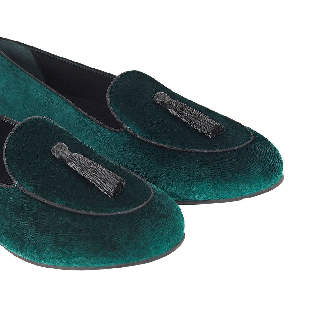 Charles Philip Green Velvet Loafer CH-15382-EU40/US7