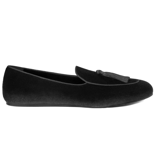 Charles Philip Black Velvet Loafer CH-15387-EU40/US7