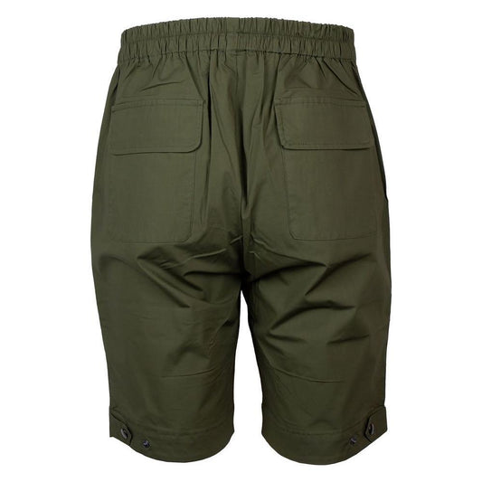 Alpha Studio Green Cotton Short AL-15385-IT46 | S