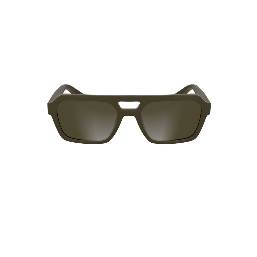 Calvin Klein Brown Bio-Based Fabric Men Sunglasses