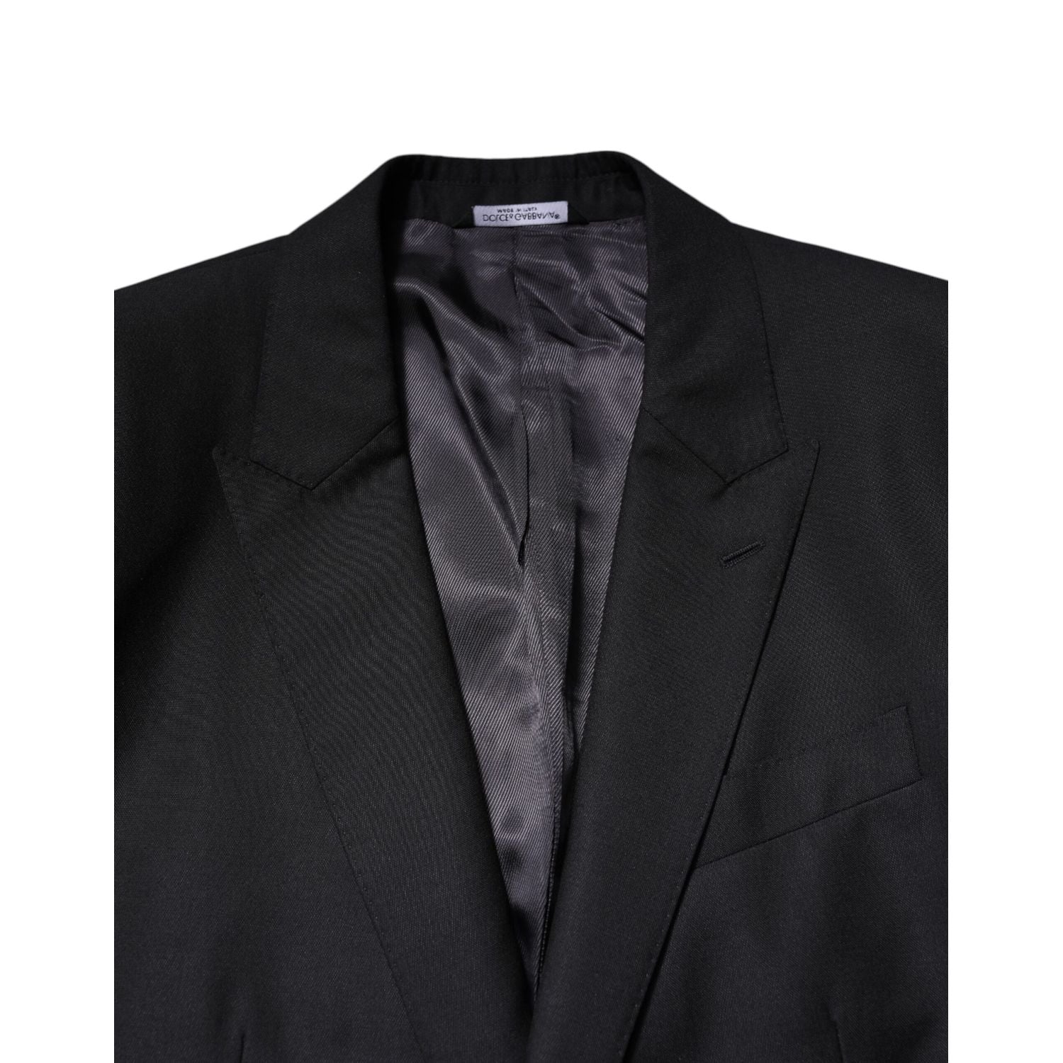 Dolce & Gabbana Dark Blue MARTINI Wool Blazer Coat Jacket