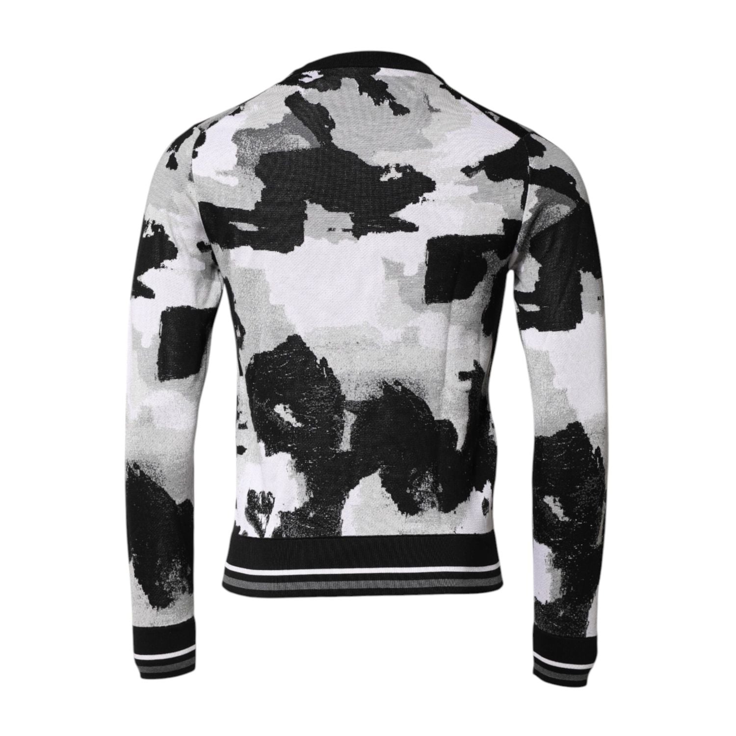 Dolce & Gabbana Multicolor Logo Crew Neck Pullover Sweater