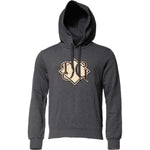 Dolce & Gabbana Gray Logo Patch Hooded Sweatshirt Sweater TSH90593-46