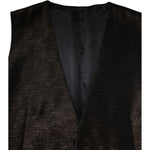 Dolce & Gabbana Dark Brown Dress Formal Men Waistcoat Vest TSH90465-50