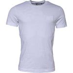 Dolce & Gabbana White Cotton Logo Patch Crew Neck T-shirt