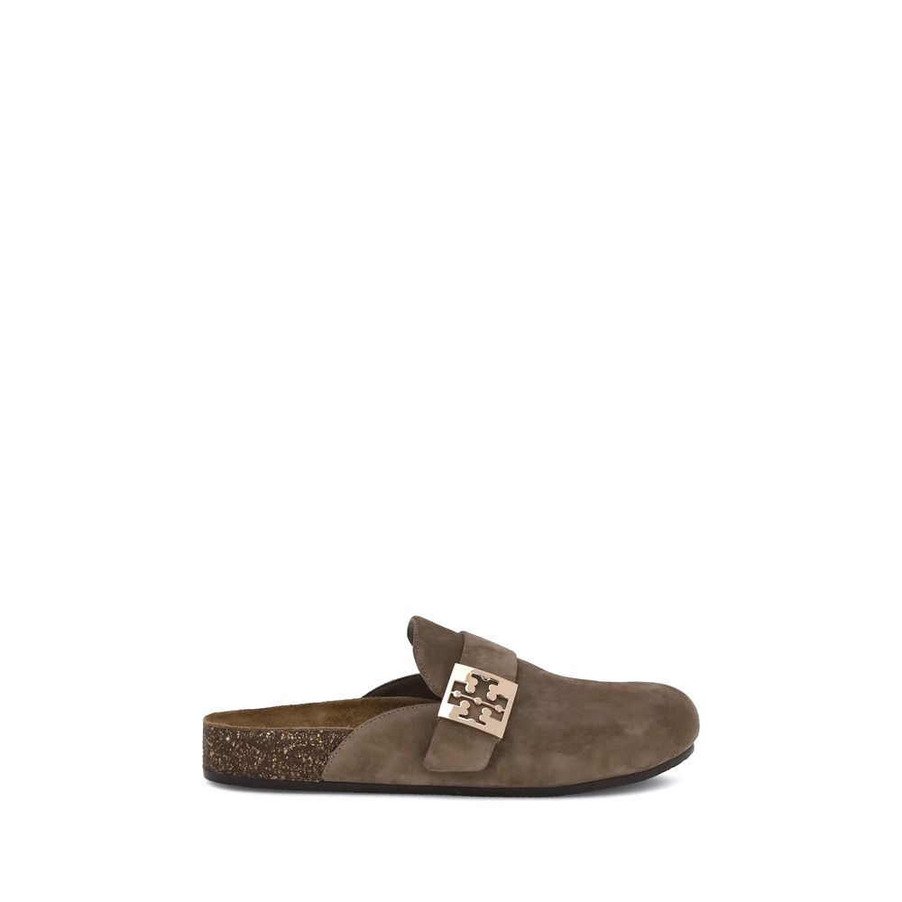 Tory Burch Brown Calf Leather Bos Taurus Mules