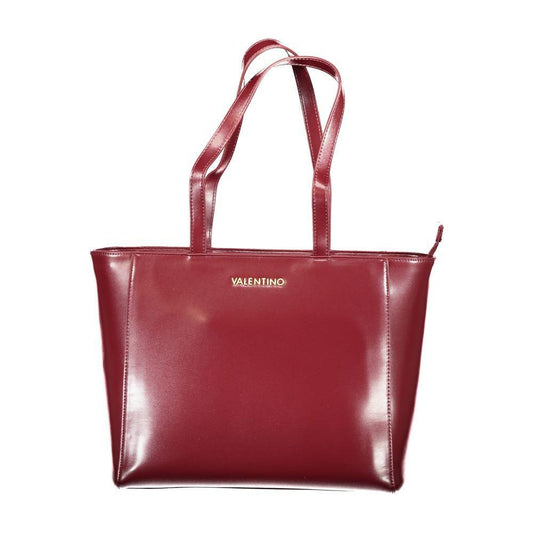 Mario Valentino Red Polyethylene Women Handbag