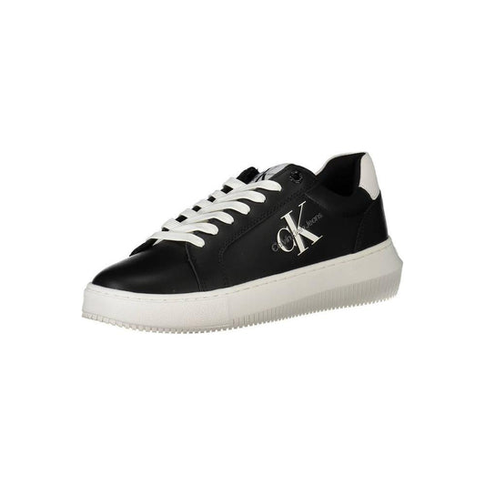 Calvin Klein Black Leather Women Sneaker CA-17972-EU36/US6