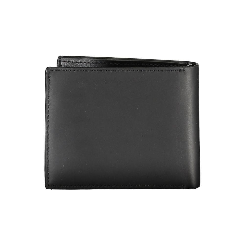 Calvin Klein Black Leather RFID Wallet with Coin Purse CA-25958