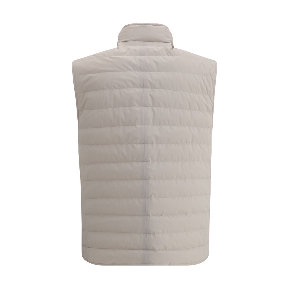 Brunello Cucinelli Beige Polyamide Jackets And Coat