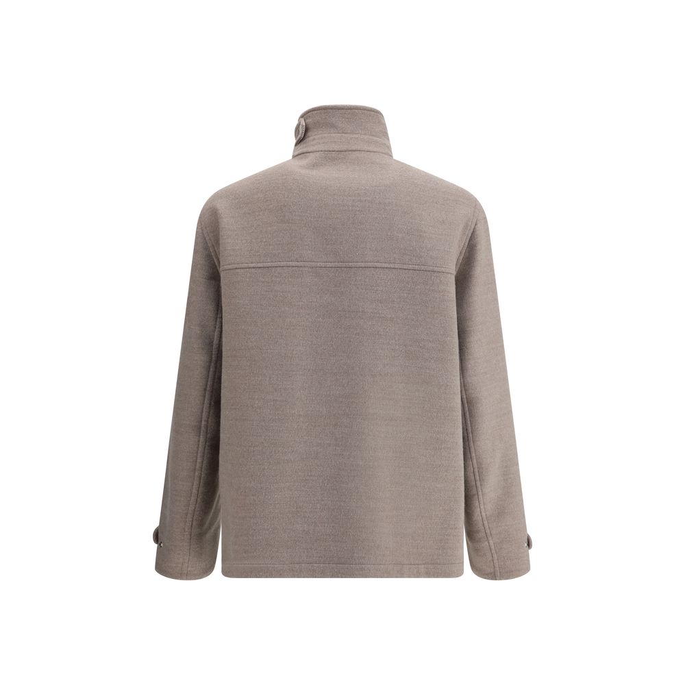 Brunello Cucinelli Beige Wool Coat