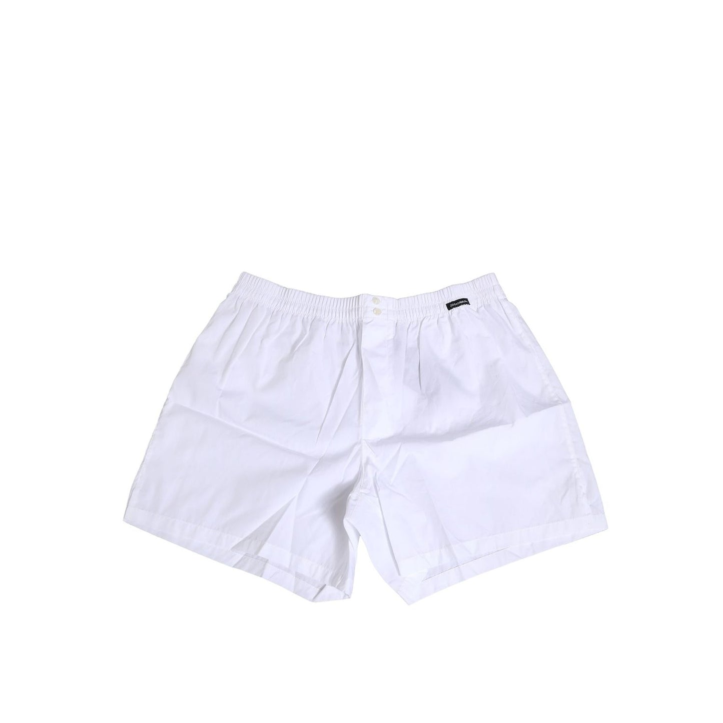 Dolce & Gabbana White Cotton Regular Boxer Shorts Underwear Dolce & Gabbana